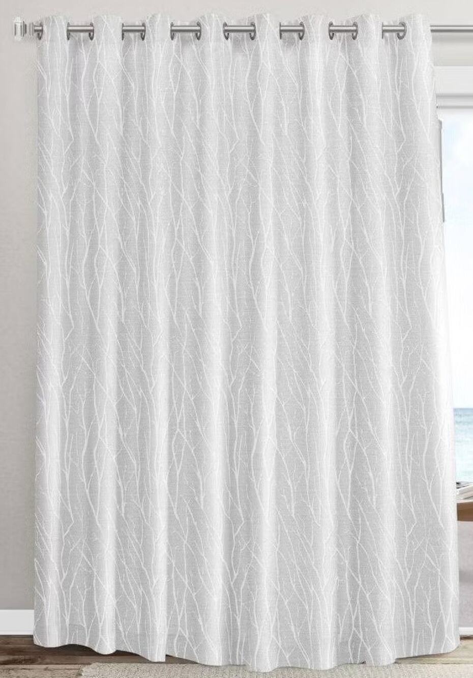 Exclusive Home1 08x96 Forest Hill Patio Blackout Grommet Top Panel White#